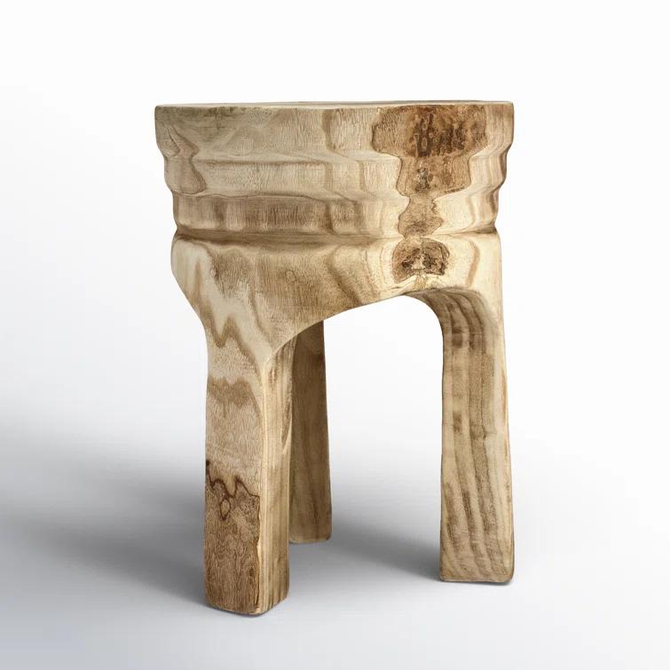 Everdeen Solid Wood Accent Stool