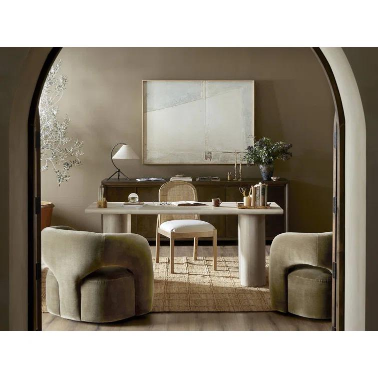 Arlington Espresso Oak and Iron 96" Sideboard