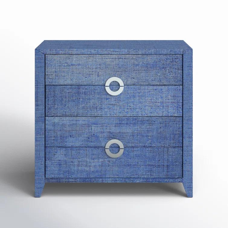 Butler Amelle 4-Drawer Raffia Accent Chest & Reviews | Perigold