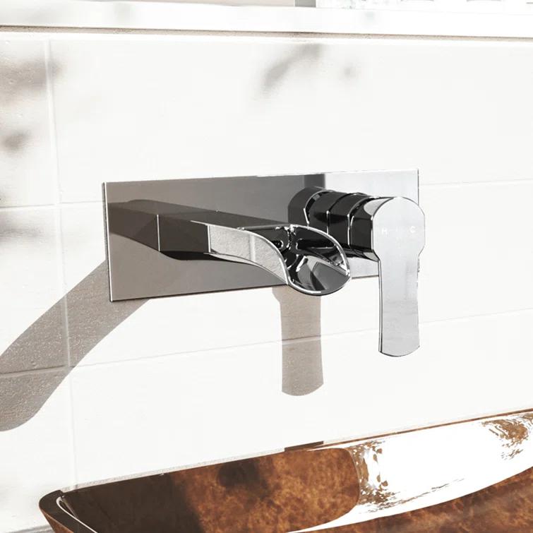 Cornelius 3" H Single Handle WaterSense Wall Mount Bathroom Faucet