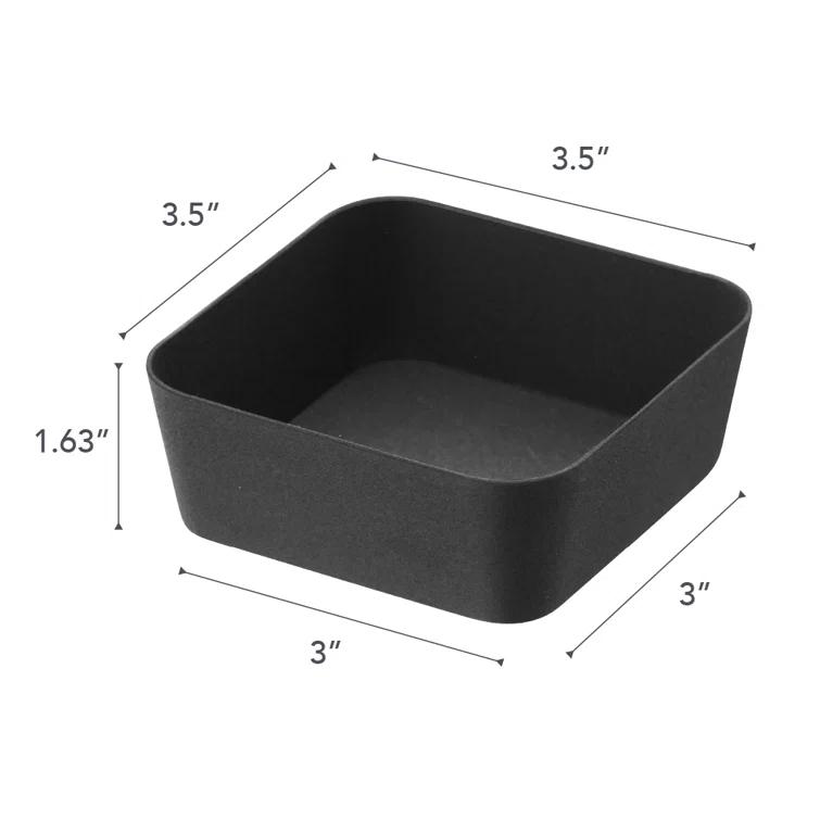 Yamazaki Home Space Saving Vanity Tray, Square, Steel, Small