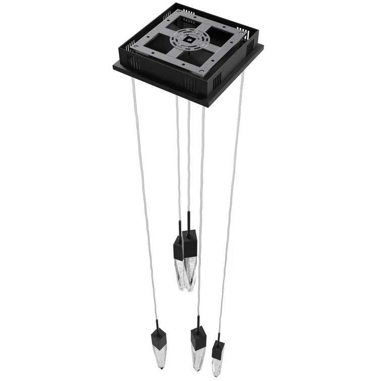Aspen 5 - Light Polished Chrome Cluster Pendant