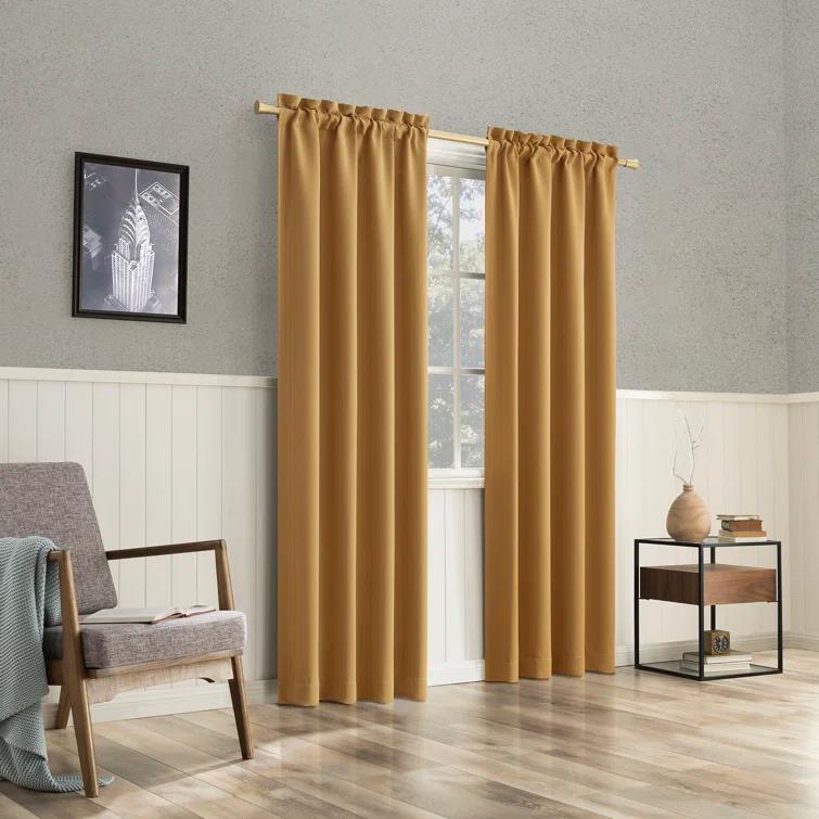 Wayfair Basics® Thermal Blackout Rod Pocket Curtain Panel