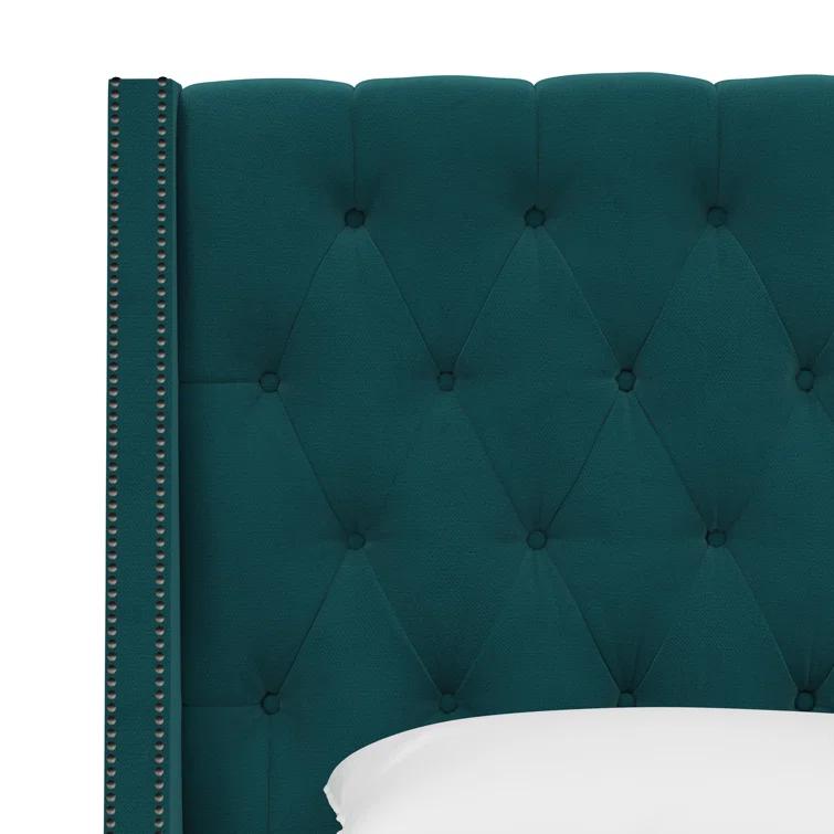Annabel Upholstered Wingback Bed