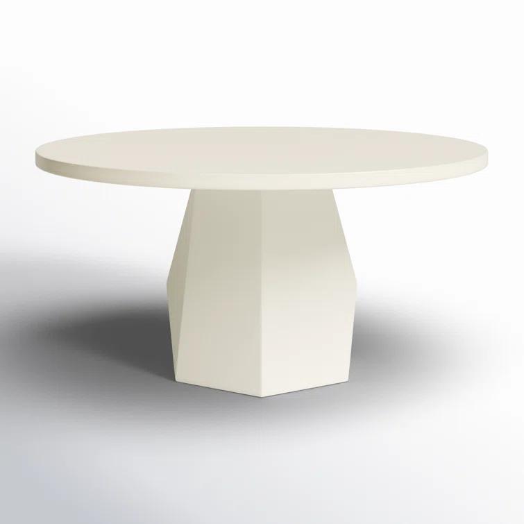 Clemmie 60'' Concrete Outdoor Dining Table