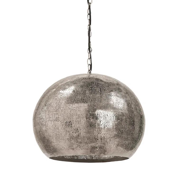 Regina Andrew Pierced Metal Sphere Pendant