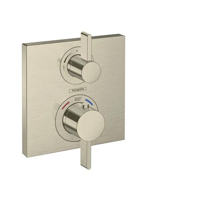 Ecostat Square Temperature Memory Thermostatic Valve Trim