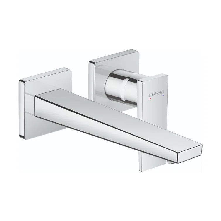 Metropol Low Flow Water Saving Wall Mounted Bathroom Faucet