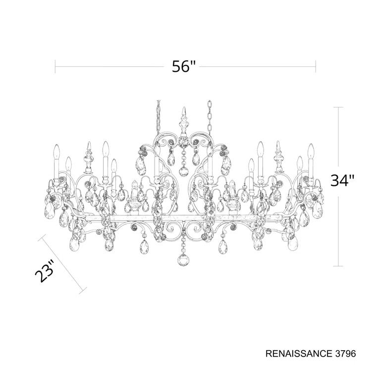 Renaissance 14 - Light Classic / Traditional Chandelier