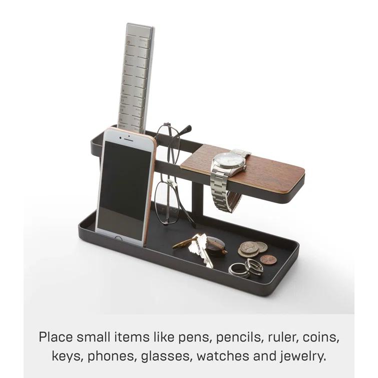 Yamazaki Home Countertop Spice Caddy, Storage And Organizer Rack, Steel, Anti-Slip Rubber Feet