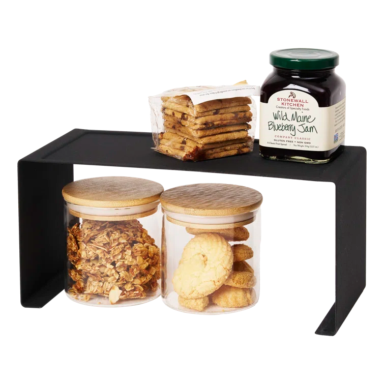 Yamazaki Tower Black Small Kitchen Rack