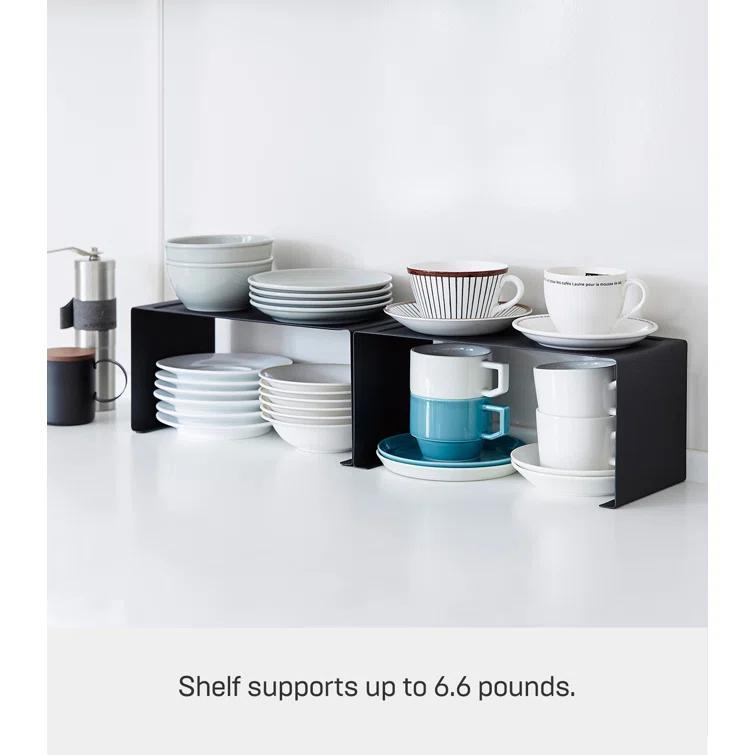 Yamazaki Tower Black Small Kitchen Rack