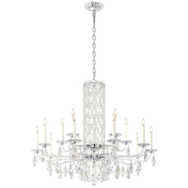 Sarella 15 - Light Glass Classic / Traditional Chandelier