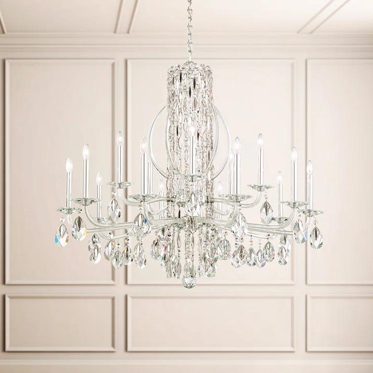 Sarella 15 - Light Glass Classic / Traditional Chandelier