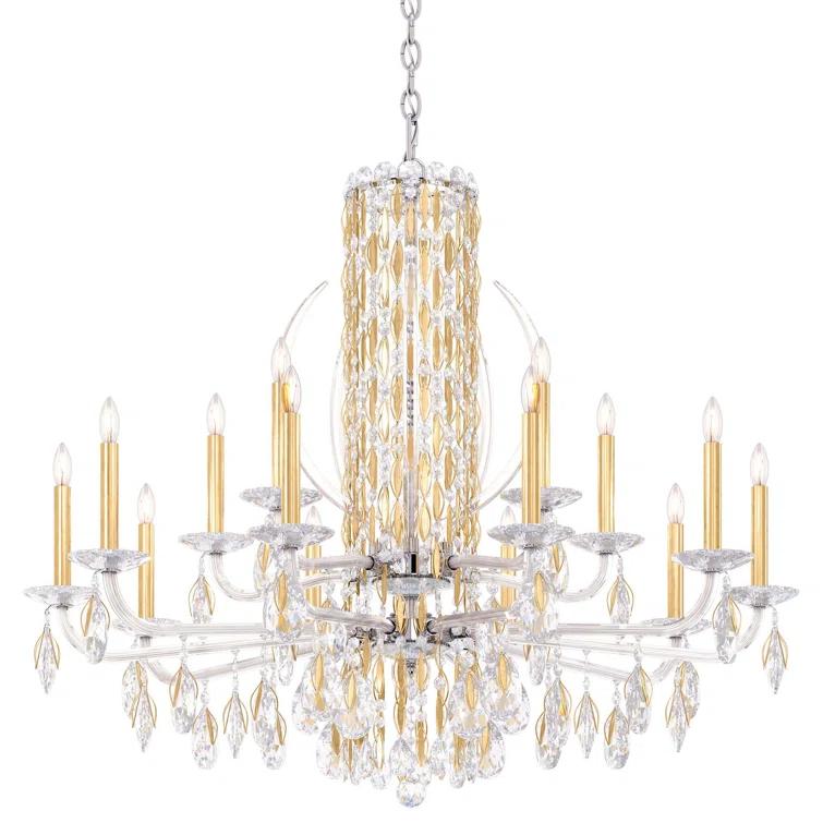 Sarella 15 - Light Glass Classic / Traditional Chandelier