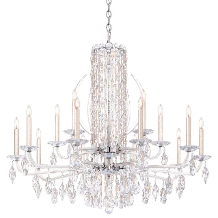 Sarella 15 - Light Glass Classic / Traditional Chandelier