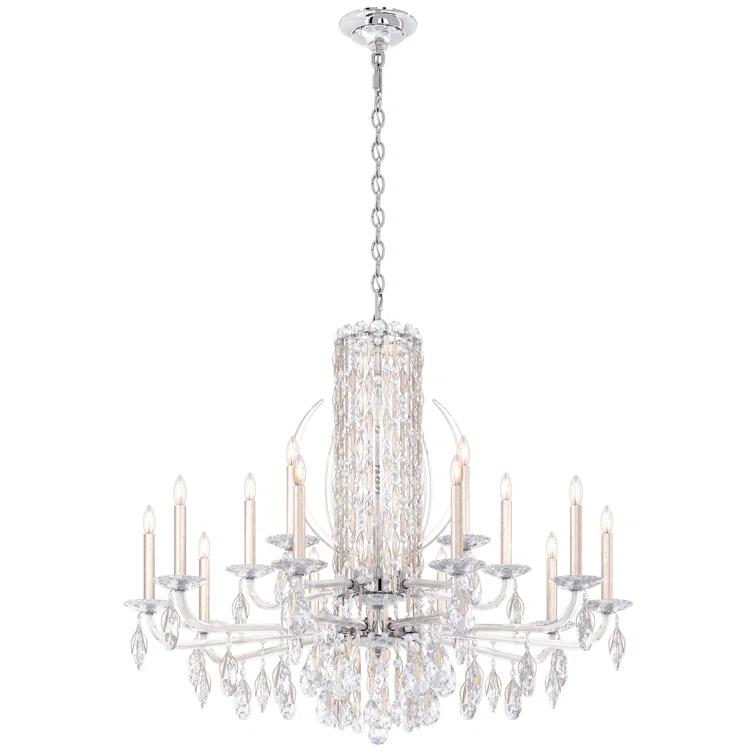 Sarella 15 - Light Glass Classic / Traditional Chandelier