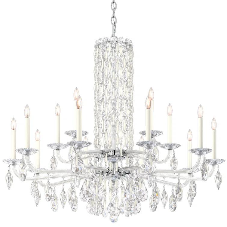 Sarella 15 - Light Glass Classic / Traditional Chandelier