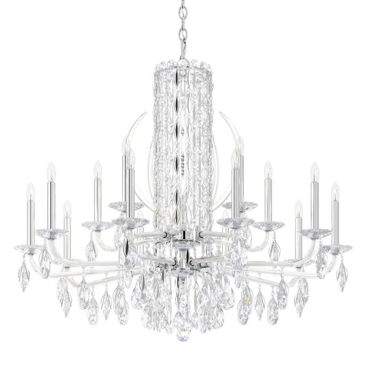 Sarella 15 - Light Glass Classic / Traditional Chandelier