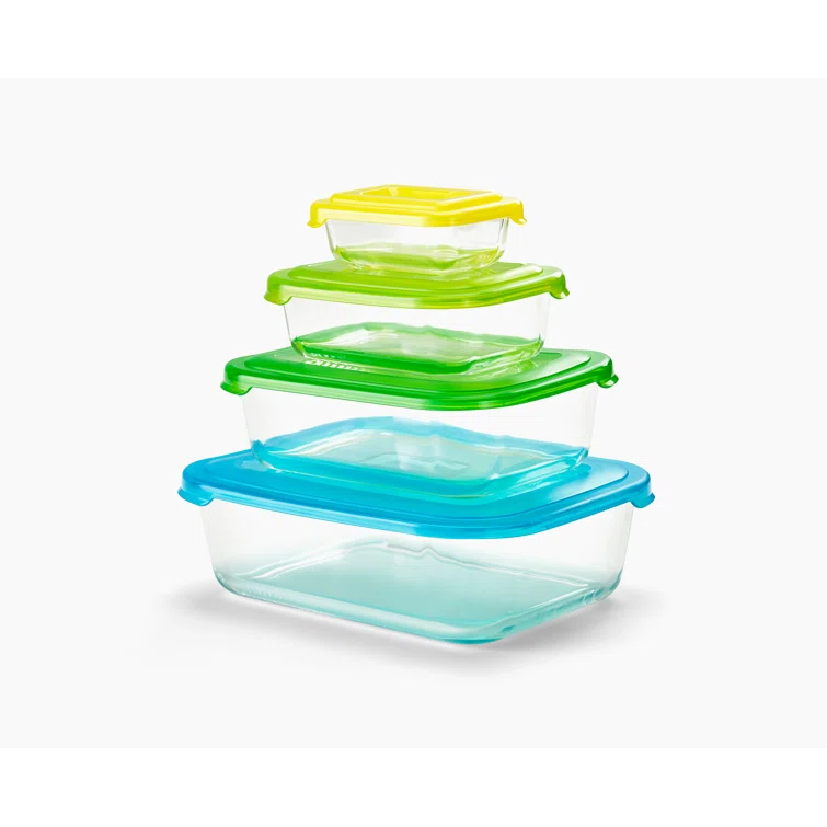 Joseph Joseph Joseph Joseph Nest 8-Piece Glass Food Storage Containers