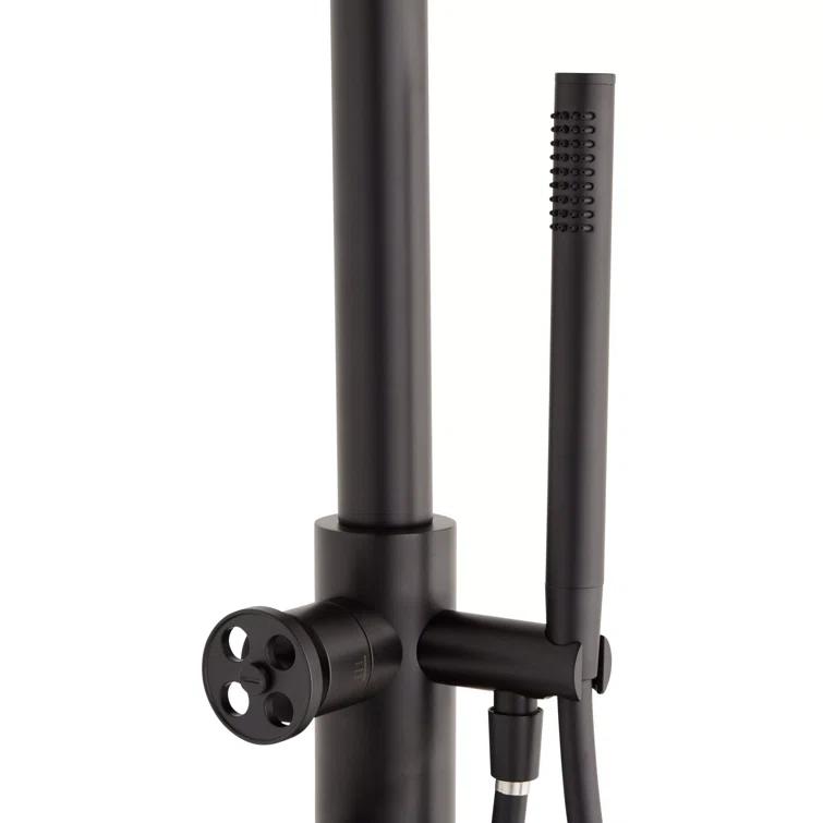 Signature Hardware Tinsley Retrofit Shower with Shower Head, Hand Shower, and Hose