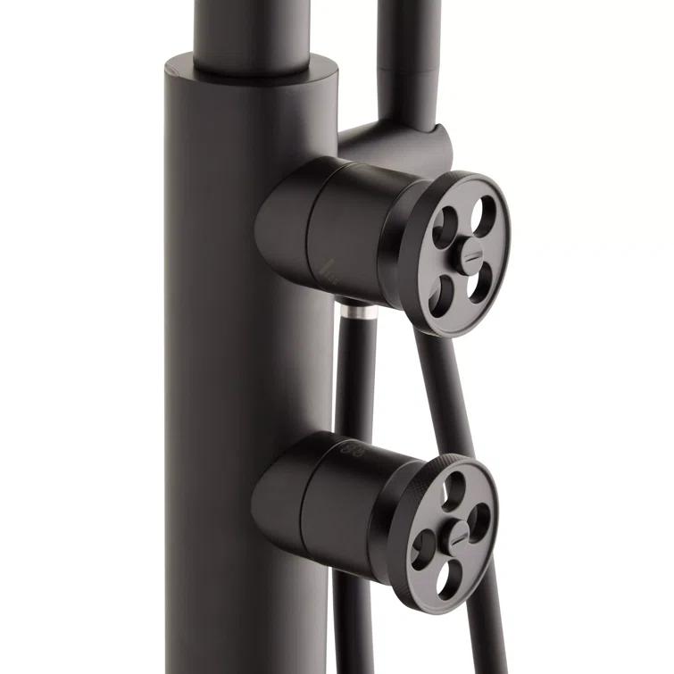 Signature Hardware Tinsley Retrofit Shower with Shower Head, Hand Shower, and Hose