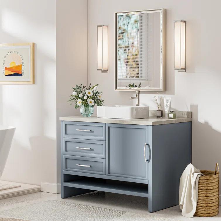 Lohoski Decorative Wall Mirror Beveled Design, Bathroom Vanity Mirror Accent Mirror Finish