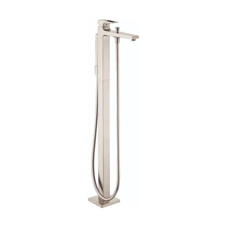 Metropol Single Handle Deck Mounted Freestanding Tub Filler Trim with Hand Shower
