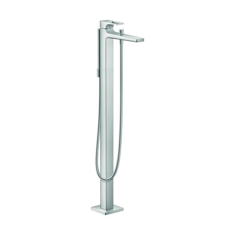 Metropol Single Handle Deck Mounted Freestanding Tub Filler Trim with Hand Shower