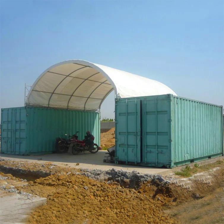 20'x20' Shipping Container Canopy Shelter 15oz PVC