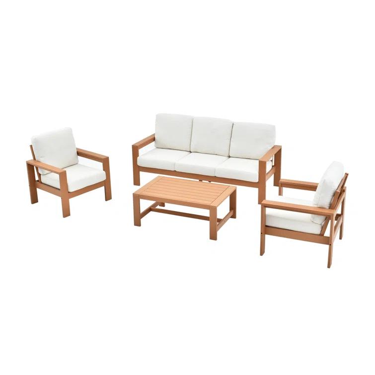 Madrid 5 - Person Outdoor Seating Group with Cushions
