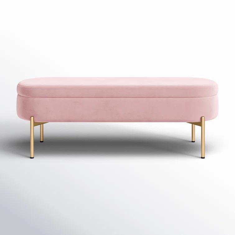 Averie Velvet Upholstered Storage Bench