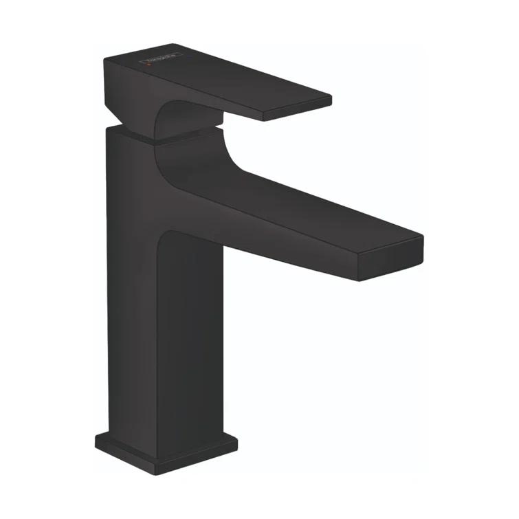 Hansgrohe Metropol Single-Hole Faucet 110 with Lever Handle and Drain Assembly, 1.2 GPM