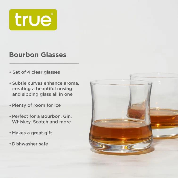 True Bourbon 10 oz Tasting Glasses (Set of 4)