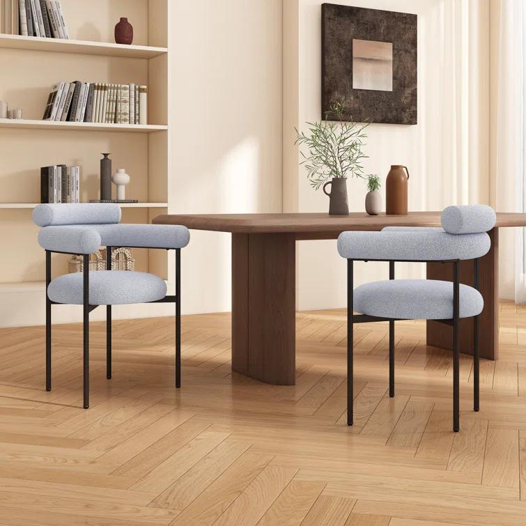Christopher Knight Home Rylan Upholstered Armchair Dining Chairs