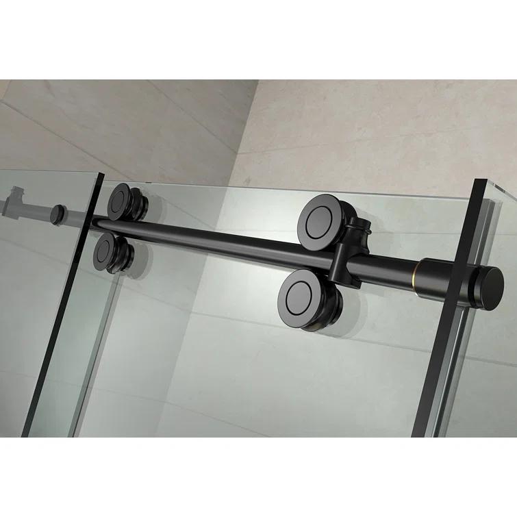 Langham 48" x 75" Rectangle Sliding Shower Enclosure
