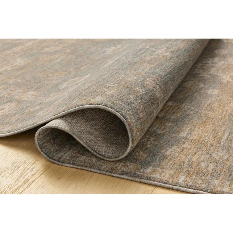 Chris Loves Julia x Loloi Louisa Lagoon / Ivory Area Rug