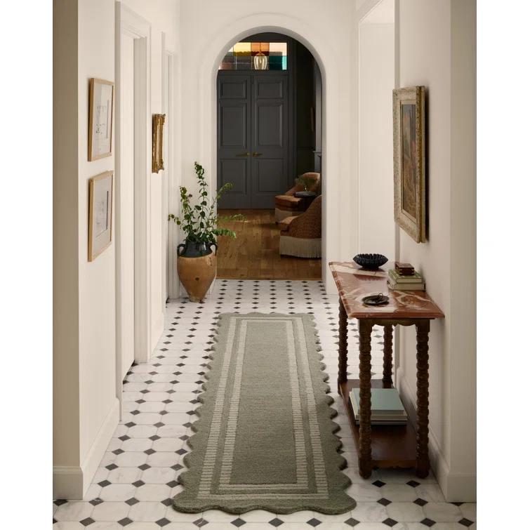 Chris Loves Julia x Loloi Scottie Olive / Pebble Area Rug