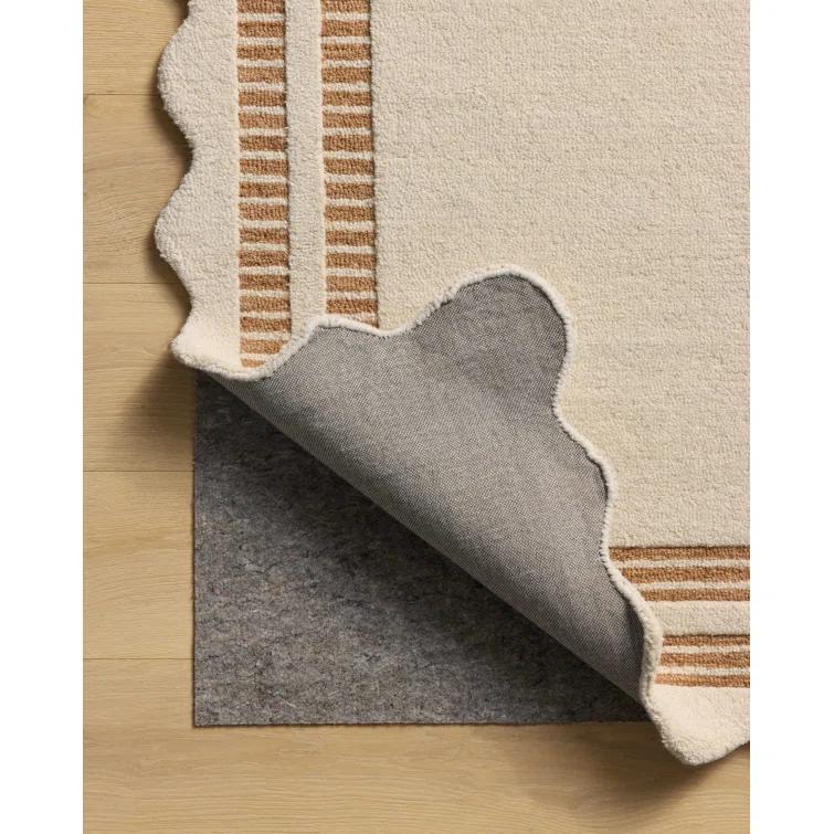 Chris Loves Julia x Loloi Scottie Ivory / Rust Area Rug
