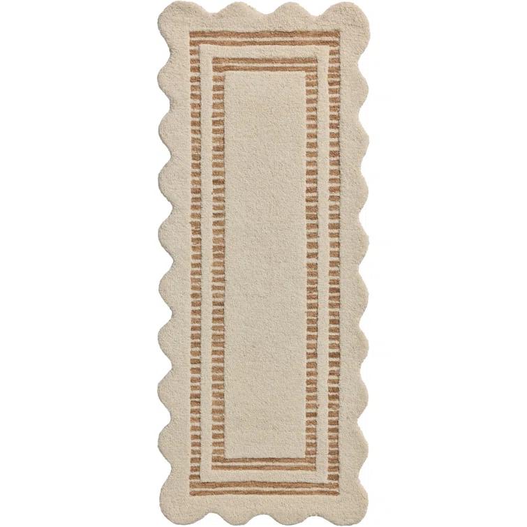 Chris Loves Julia x Loloi Scottie Ivory / Rust Area Rug