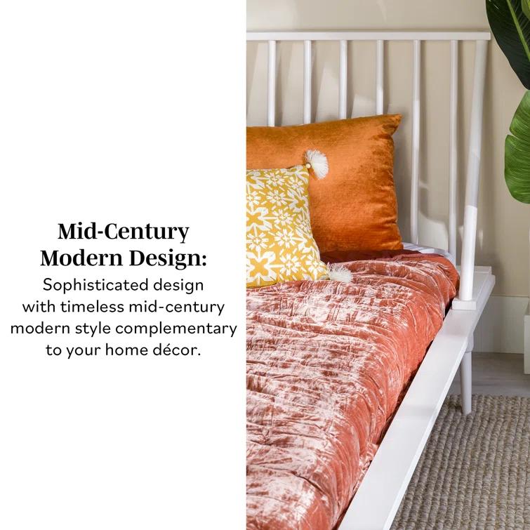 Henline Solid Wood Platform Spindle Bed