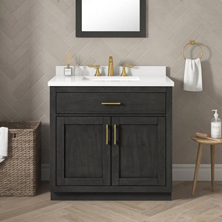 OVE Decors Bailey Single Bathroom Vanity with Premium Countertop