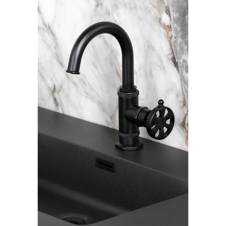 Kingston Brass Belknap Single-Handle 1-Hole Deck Mount Bathroom Faucet