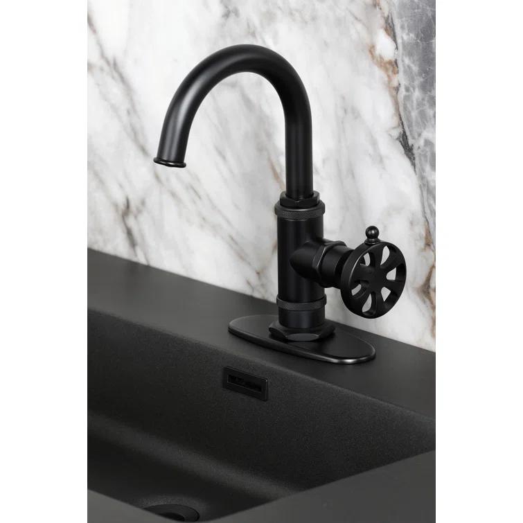 Kingston Brass Belknap Single-Handle 1-Hole Deck Mount Bathroom Faucet