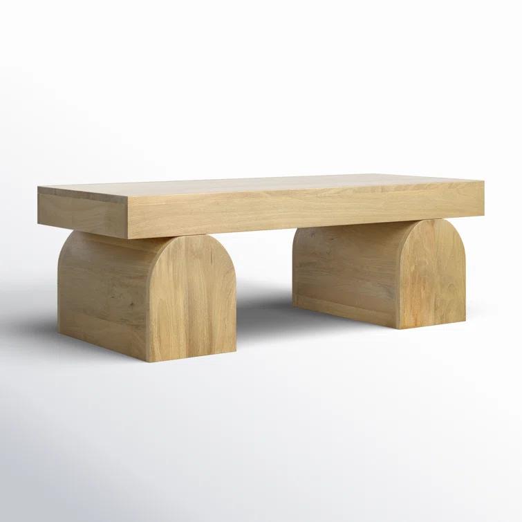 Casimiro Light Natural Mango Wood Coffee Table