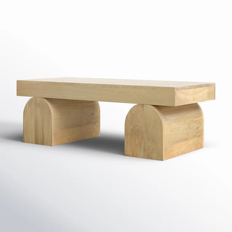 Casimiro Light Natural Mango Wood Coffee Table