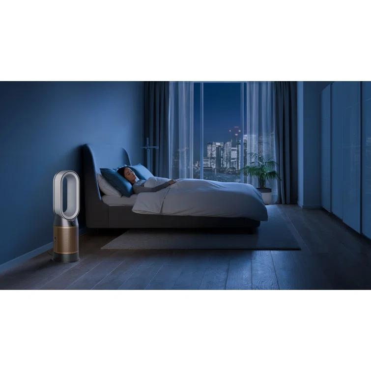 Dyson Dyson Hp09 Purifier Hot + Cool Formaldehyde Purifying Fan, White/gold