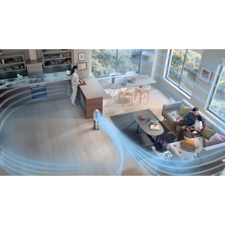 Dyson Dyson Hp09 Purifier Hot + Cool Formaldehyde Purifying Fan, White/gold