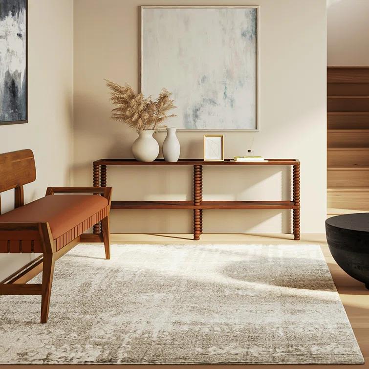 Sienna Leather Bench