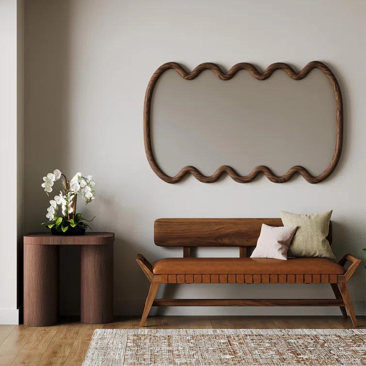 Sienna Leather Bench